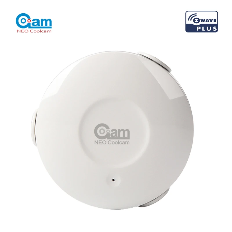 NEO COOLCAM Zwave Plus Water Leak Alarm Sensor Zwave Flood Leakage Sensor With Remote Probe