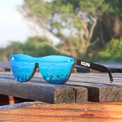 KDEAM Eye-Poping Color UV400 Polarized Sunglasses Men PA12 Plastic Titanium Women's Glasses Sports gafas de sol