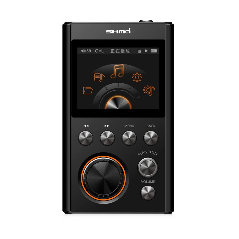 C5S HIFI 30Hours Metal MP3 Professional Stereo Lossless TF Expandable Audiophile Full Format DSD DAC DSP Decoding Music Player