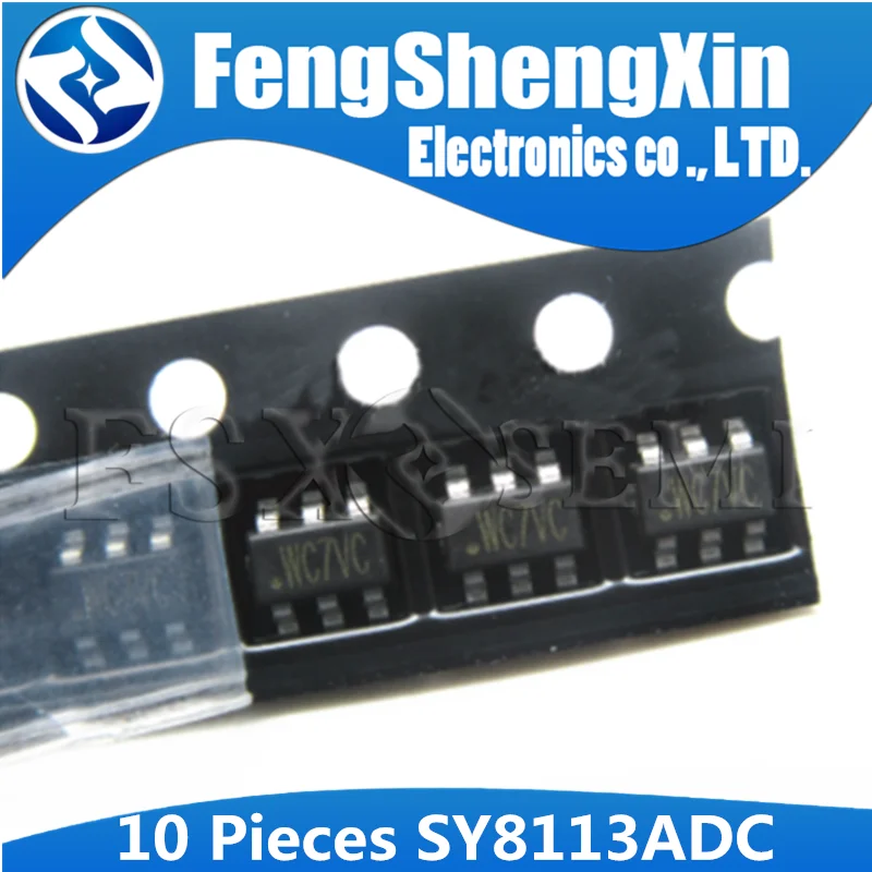 10PCS SY8113ADC SOT23-6 SY8113A SOT-23 SY8113 ML SY8113BADC SY8113B WC Synchronous buck ic