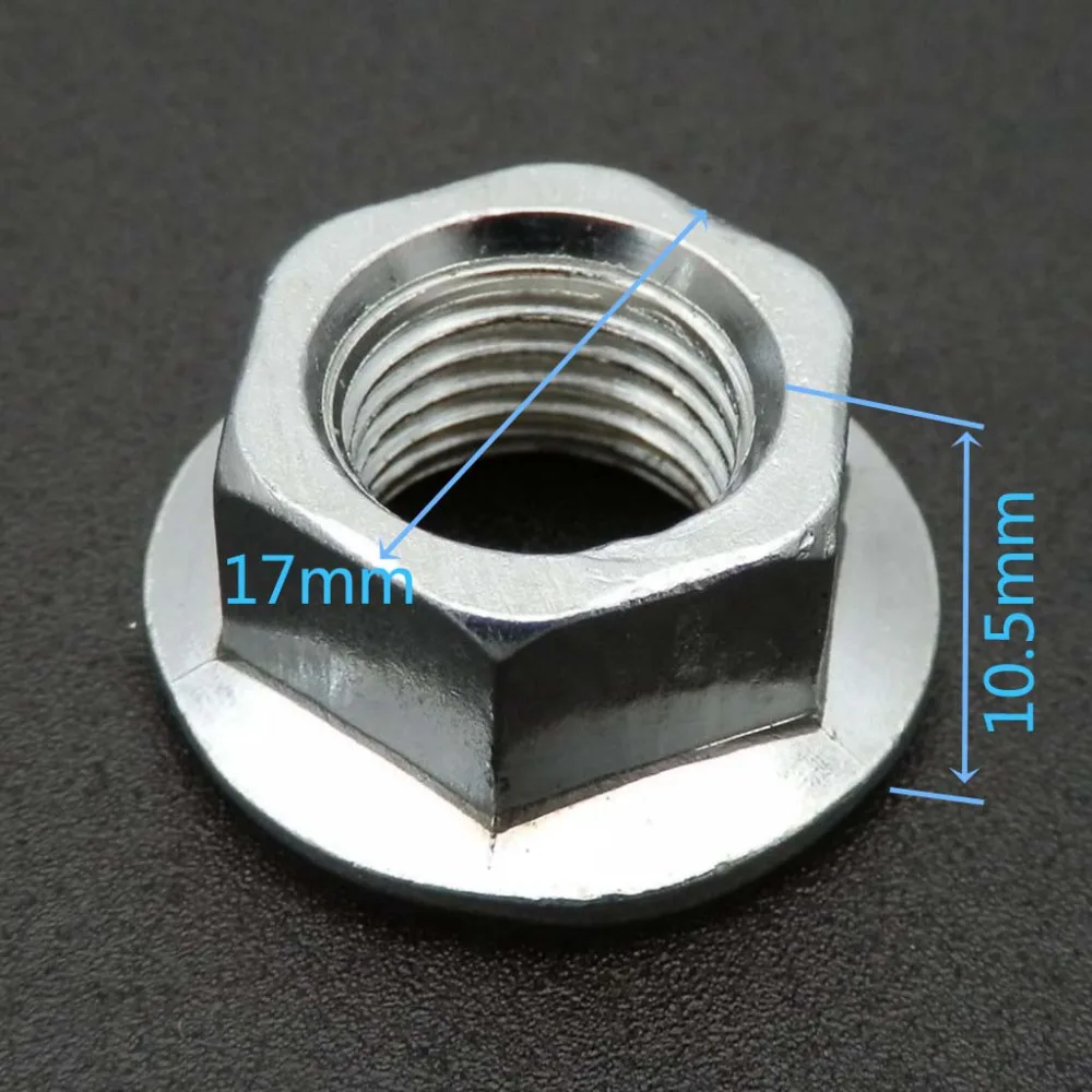 2 Pieces Chinese Scooter Flywheel Magneto Nut For GY6 150cc Chinese Scooter ATV Moped Parts 157QMJ 152QMI