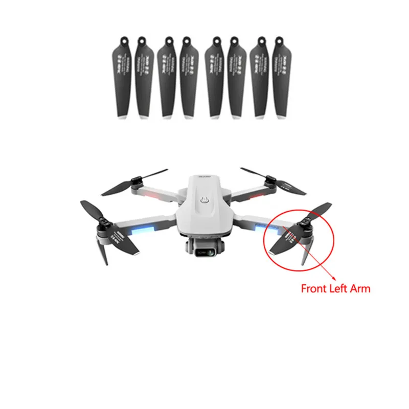 F8 6K GPS profesjonalny bezszczotkowy pilot zdalnego sterowania zdalnie sterowany dron Quadcopter akcesoria 7.4V 2500mAh śmigło z ramieniem