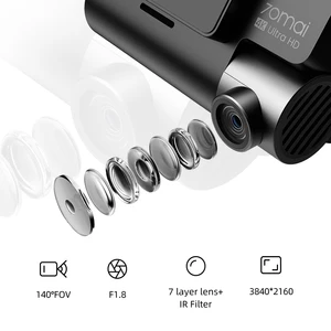 70mai 4K Dash Cam A800S GPS Bawaan ADAS 140°FOV 70mai Kamera DVR Mobil Monitor Parkir 24 Jam Hanya Kamera Depan, Mendukung Kamera Belakang 10 penjualan terbaik d800 - №