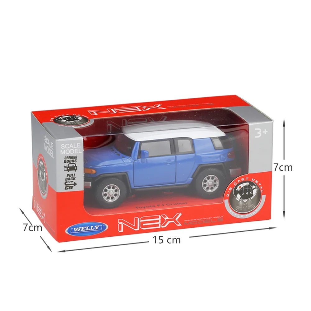 ขาย 1: 36Toyota FJ off-road อัลลอยด์, จำลอง Die-Cast โลหะดึงกลับของเล่นเด็กวันเกิดของขวัญจัดส่งฟรี