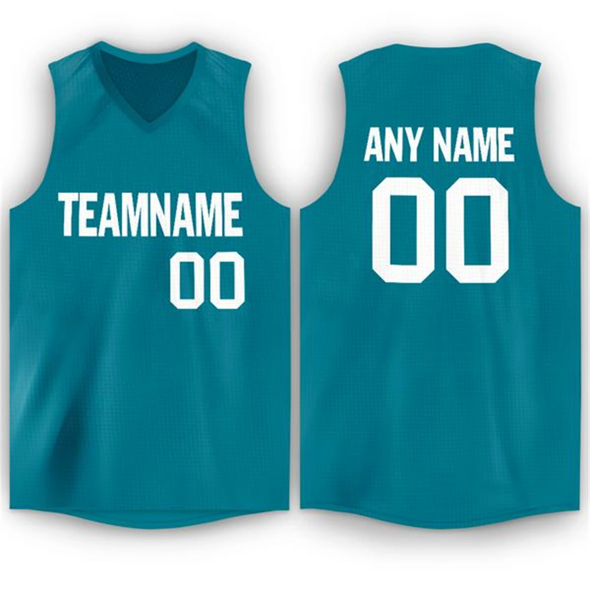 

Custom Basketabll Jersey Full Sublimation Team Name/Number Personalized V-Neck Sleeveless Tank Top for Men/Women/Youth Outdoors