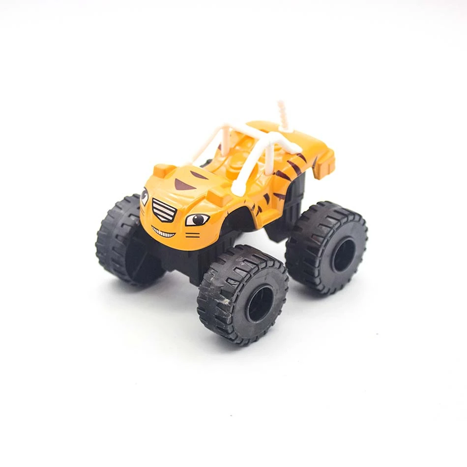 6PCS Racing Car Blaze Monster Diecast Toy Russia Miracle Crusher Truck Toys Vehicle Car Transformation Toys Best Gifts For Kids