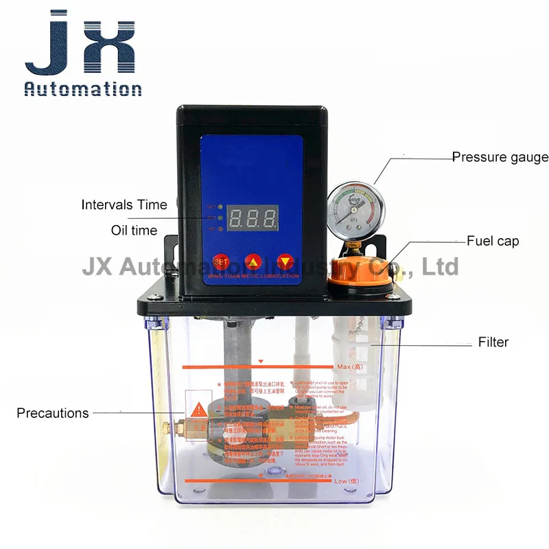 Bomba de lubricación automática de 1,5 l, herramientas, pantalla Digital única, bomba de aceite de engranajes eléctricos de 220V
