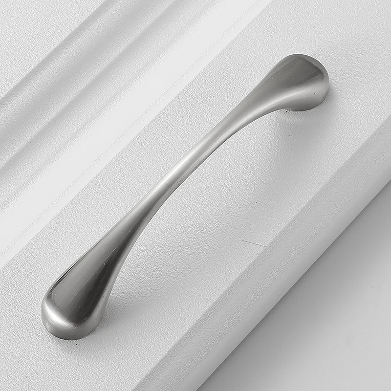 YUTOKO Schrankgriffe, Zinklegierung, moderne silberne Türgriffe, elegante Schubladengriffe, Knöpfe, Küchenmöbelgriff, Hardware 791 – Detail 4