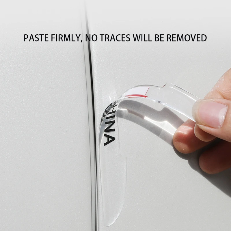 Car Door Protector Bar Stickers Side Edge Protection Guards Transparent Anti-collision Rear View Mirror Cover Protection Strip