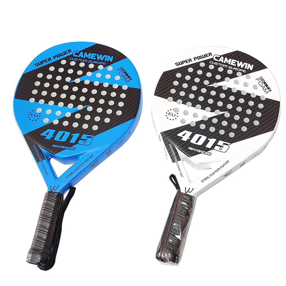 Professional Full Carbon Beach Tennis Paddle Racket Soft EVA Face Tennis Raqueta With Bag For Adult