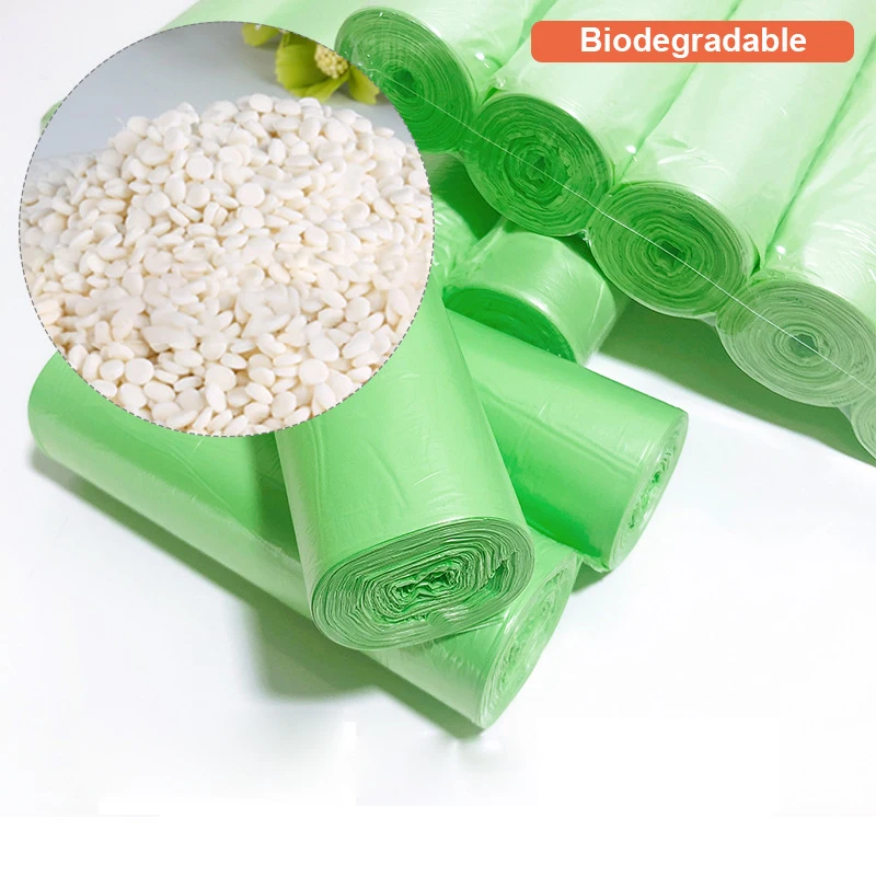 Biodegradable Garbage Bags Ecological Products Disposable For Trash Can Home And Kitchen Wastebasket Compostable Good Household