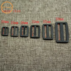 10pcs Adjustable Tri-ring Buckles Curve Slider Dual Tri Buckles for Backpack Straps Webbing Belt Suitcase Luggage Accessories