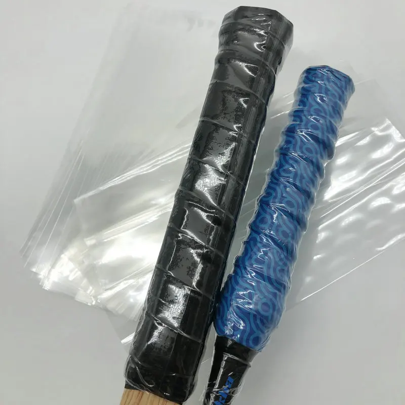 Heat Shrink Film para Raquete de Badminton, Heat Shrink Film Ferramenta de Toalha Envoltório de Almofada Acessórios Overgrip Raquete de tênis, Base, 10PCs