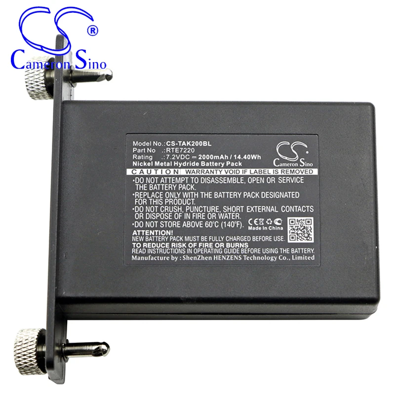 CameronSino for Schwing Betonpumpe AK2 Fits Schwing 491001057 Crane Remote Control Battery 2000mAh/14.40Wh 7.20V Ni-MH