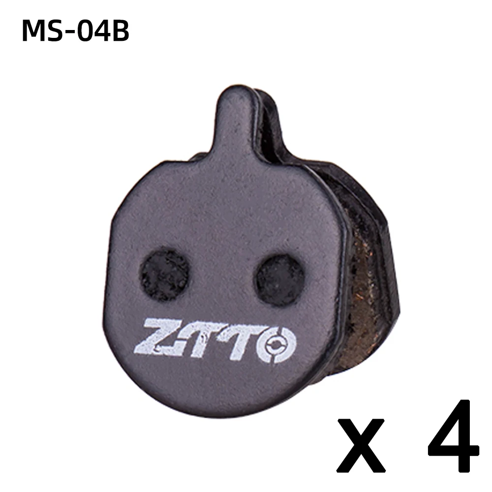 ZTTO 4 Paar MTB Halbmetall-Fahrrad-Bremsbeläge, leise Keramik für Fahrrad-Scheibenbremse M8020 M6100 MT200 Führungscode E9 DB ER MT6 MT4