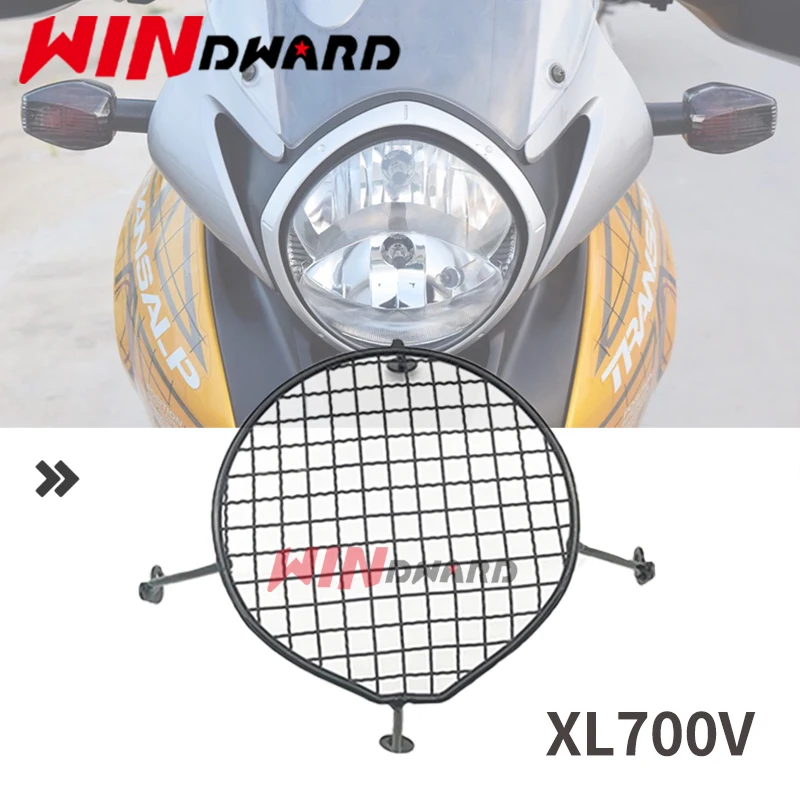 

Steel headlight protection net for XL700V