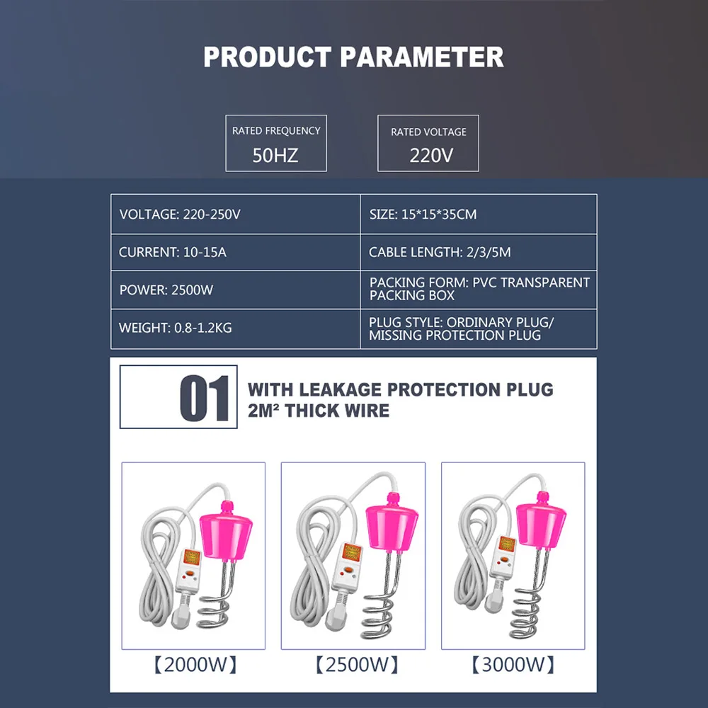 Scaldabagno ad alta potenza caldaia ad acqua bollente in acciaio inossidabile sospeso riscaldare rapidamente per vasca da bagno a botte da campeggio