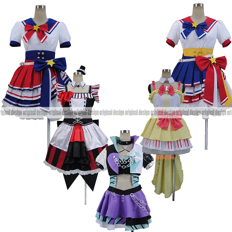 PriPara Laala Manaka Mirei Minami Sophy Hojo  Clothing Cosplay Costume,Customized Accepted