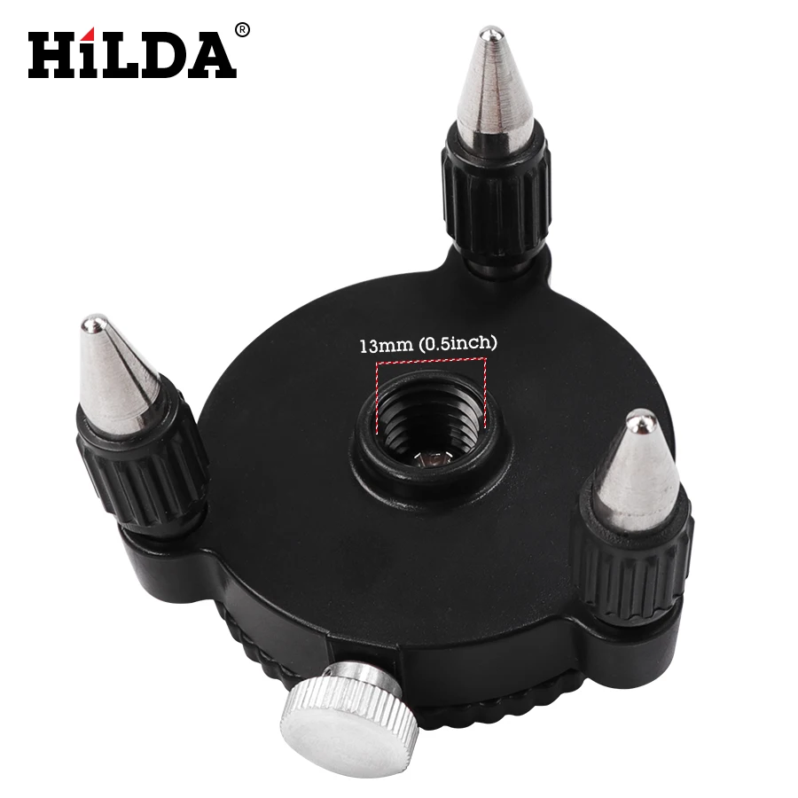 HILDA Laser Level Adjustment Rotation Tripod Bracket Conversion Connector Pedestal