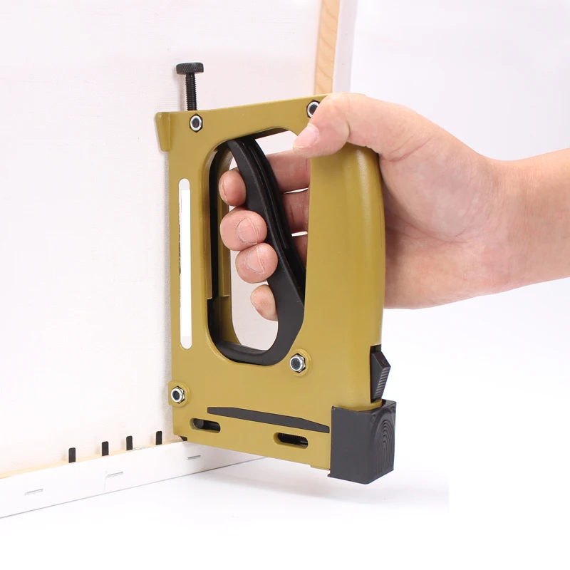 

HM515 Nail Stapler Manual Nail Staple Gun Manual Stapler Manual Nailer frame tacker with 1000 pcs free cost nails