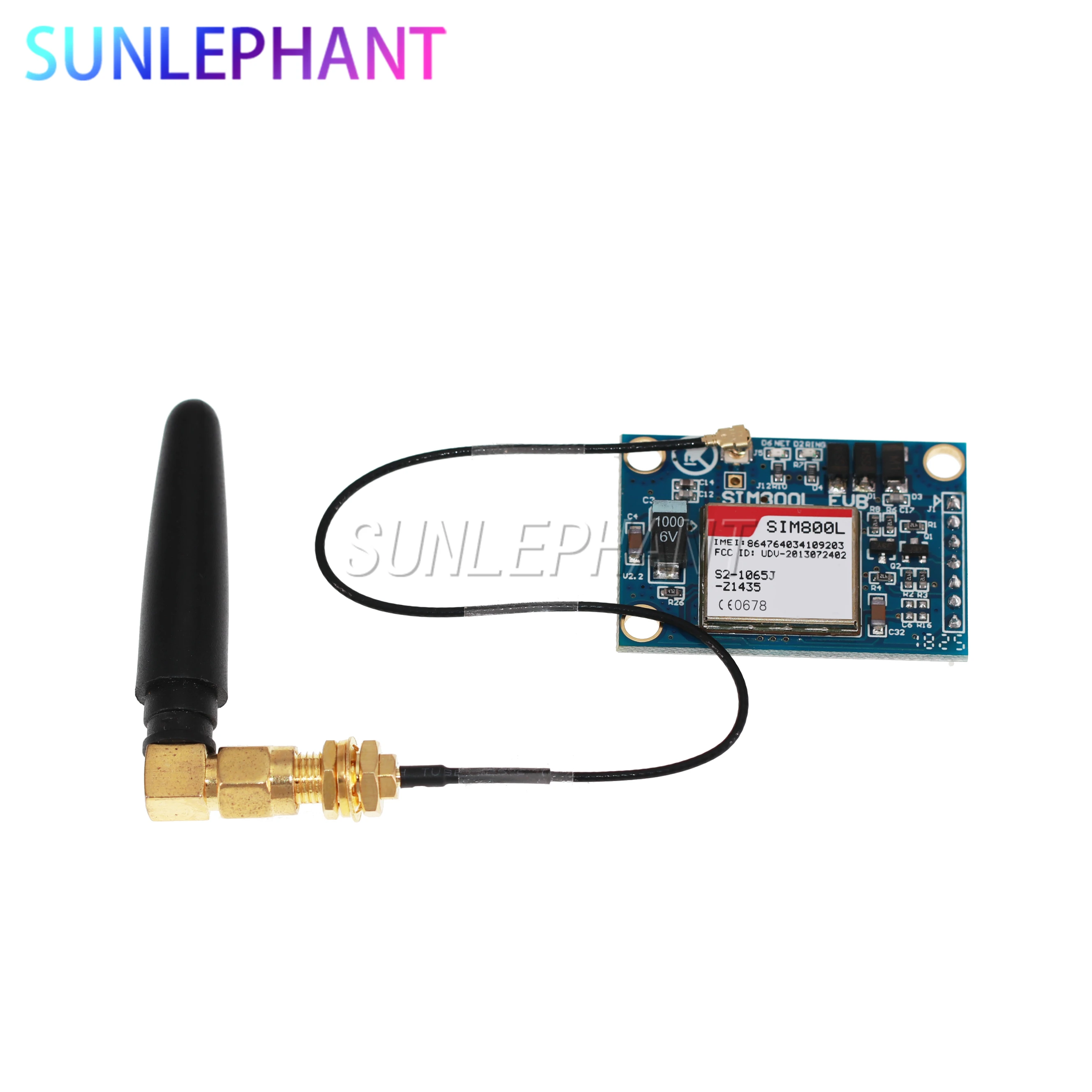 New SIM800L GPRS GSM Module Kit MicroSIM Card Core BOard Quad-band TTL Serial Port with the antenna