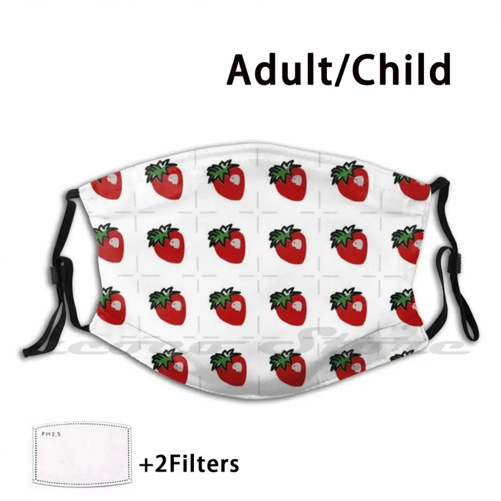 

Strawberry Acid Blotter Trips Washable Trending Customized Pm2.5 Filter Mask Acid House Acid Lsd Trips Acid Blotter Strawberry