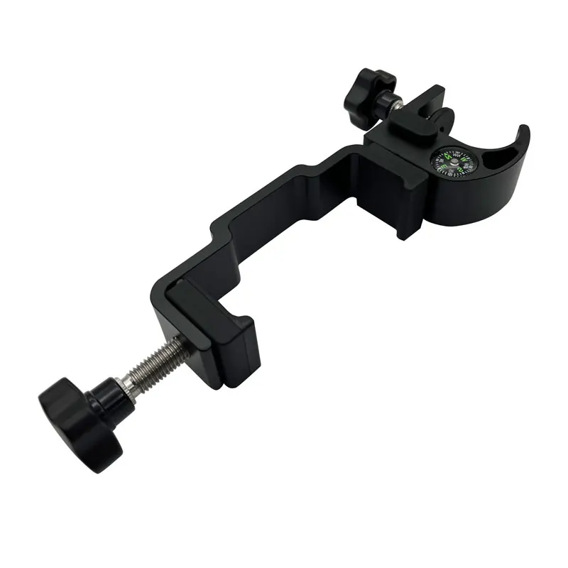 GNSS GPS Pole Clamp With Compass & Open Data Collector Cradle Pole Holder Mount