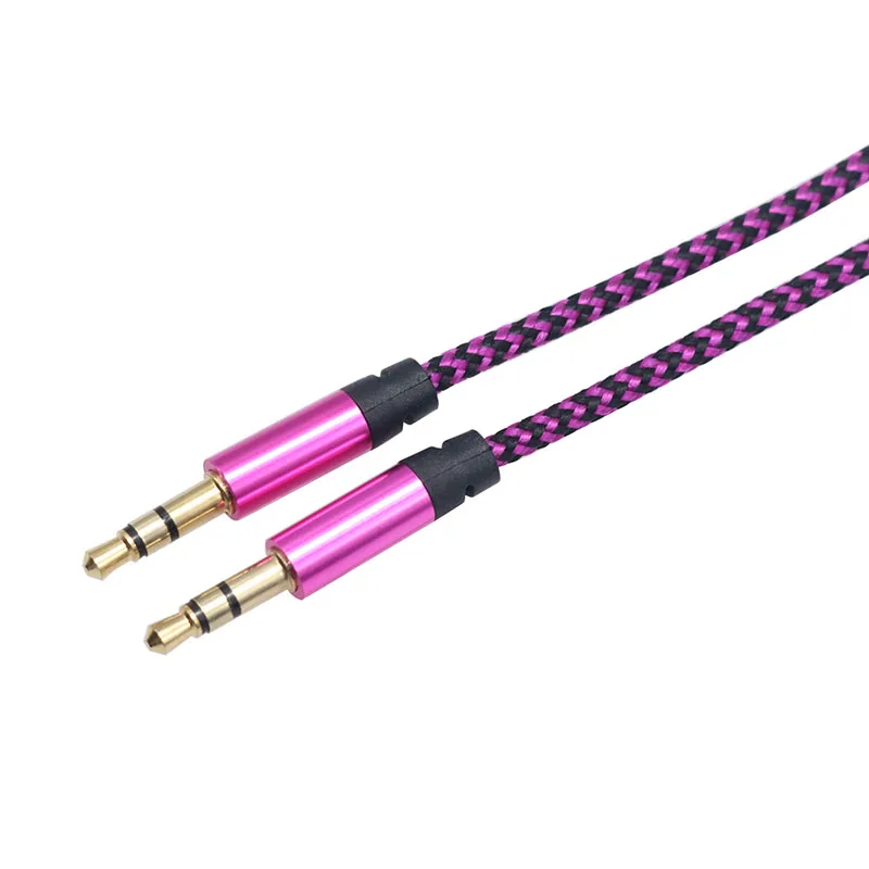 1 szt. Kabel AUX Jack 3,5 mm Kabel audio 3,5 mm Jack Kabel głośnikowy Przewód AUX do podłączenia telefonu komórkowego w samochodzie