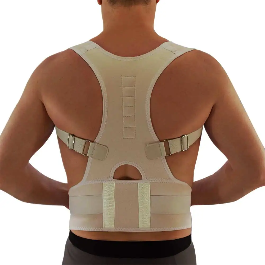 Sitting Posture Corrector Adjustable Magnetic Shape Body Shoulder Brace Belt Men And Women Back Vertebra Correct Therapy H9