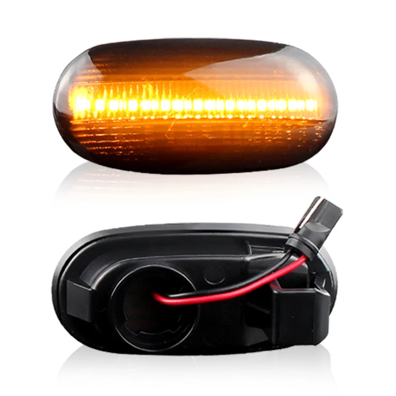 2Pcs Side Marker Turn Signal Sequential Blinker indicator Lights For Mitsubishi Pajero Mirag Legnum Gelent 1998-2005