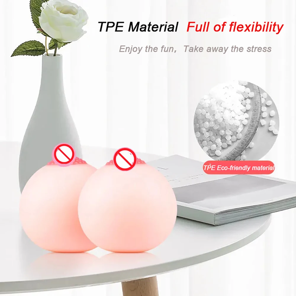 Decompression Boobs Toy Stress Relief Squeeze Toys Big Boobs Vent Water Ball Hot Sale Adult Decompression Toys Child Anti-Stress