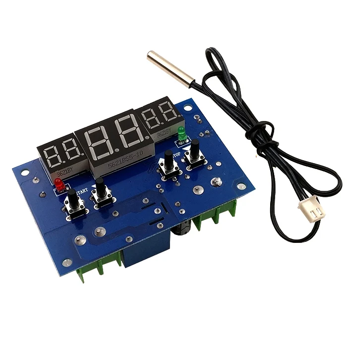 Termostato digital inteligente, controlador de temperatura con sensor NTC, W1401, DC12V