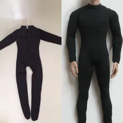 1/6 Scale Male Black Bodysuit Tight Jumpsuit Soldier Clothes Model Fit 12'' Action Figure Body Dolls