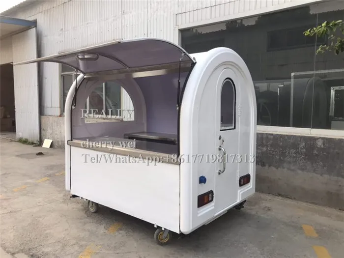 Shipping by sea to buyer seaport Street snack chinese stainless steel food truck food truck for sale thailand,50% deposit 1300 $