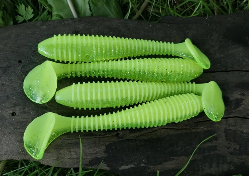 ESFISHING SwimBait Angelköder Vibro Fat 100mm 125mm Silikonköder Swing Impact Fat Isca Kunstköder zum Angeln – Detail 3