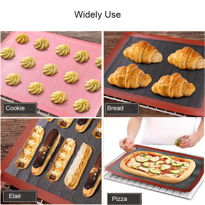 Perforated Silicone Baking Mat Non-Stick High Temperature Resistant Cookie Bread Baking Mat Oven Microwave Kitchen Baking Tools