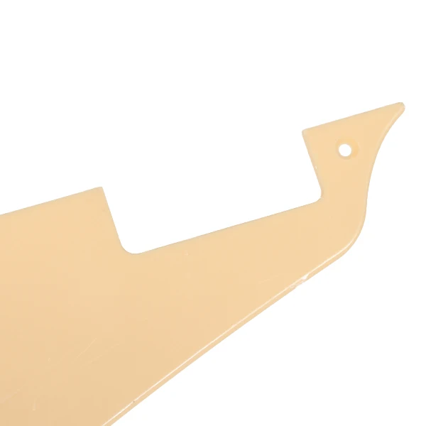 Cream Single Ply SCRATCHPLATE Guard Plate Pickguard For Les Paul LP Guitar