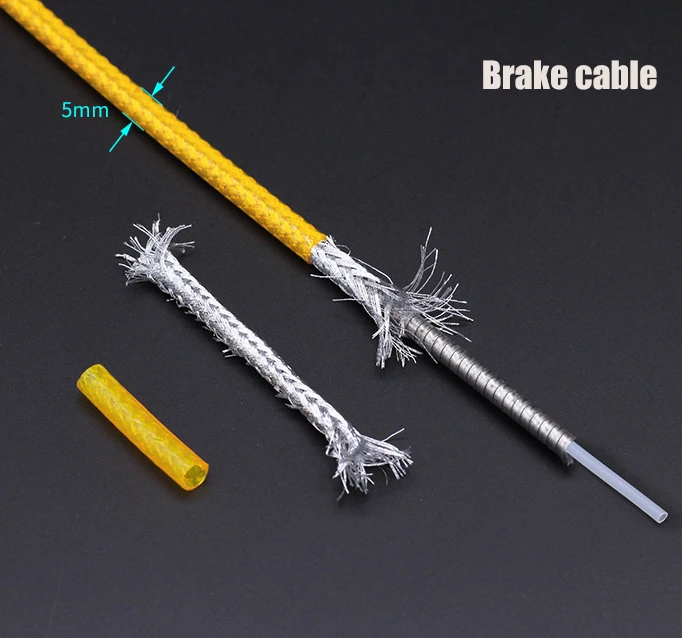 3M 5MM Bicycle Brake Cable Housing Bike Shift Line MTB Road Bike Derailleur Cable Cycling Parts Weaving Pipe Shifting Wire Tube