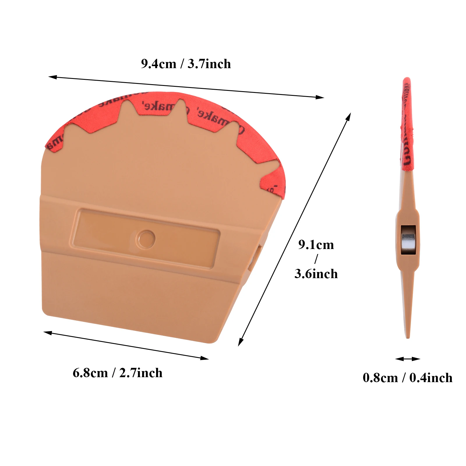 FOSHIO Vinyl Magneet Zuigmond Schraper met Microvezel Doek Car Wrap Gereedschap Koolstofvezel Wikkelen Venster Tint Tool Auto Accessoires