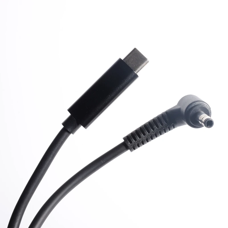 (4.0x1.7mm) USB 유형 C PD 노트북 충전 케이블 코드 Dc 전원 어댑터 변환기, DC 4.0*1.7mm 남성 90 도 직각