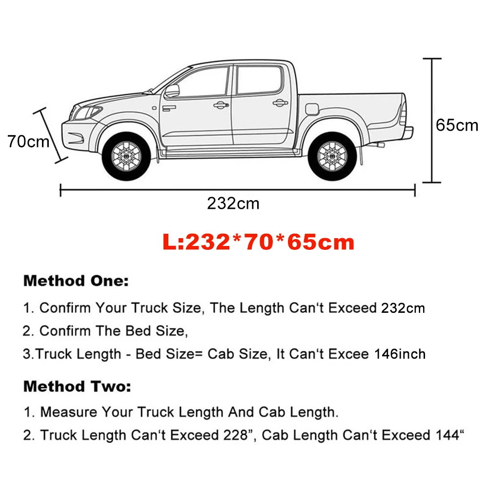 トラックカバーオールシーズンのカバーピックアップトラック防塵破片防風uv保護 170tフォードラプターf150 F250 gmc