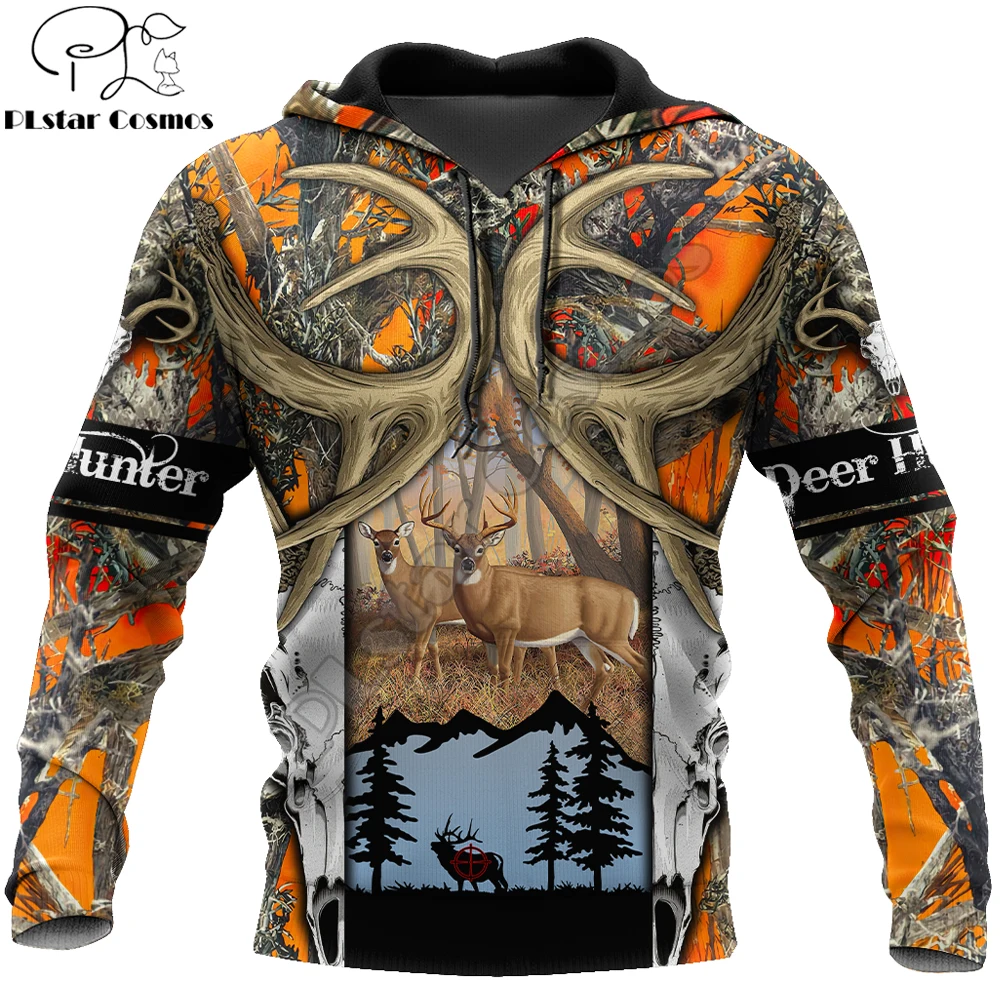 

Beautiful Deer Hunting 3D Printed Fashion Mens Autumn Hoodie Sweatshirt Unisex Streetwear Casual Zip Jacket Pullover KJ549