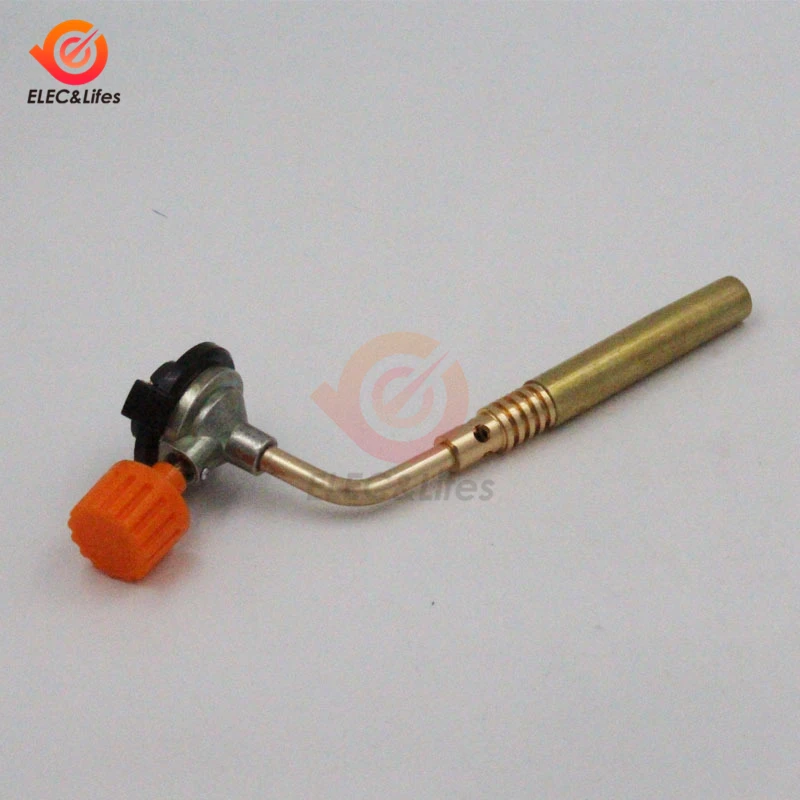 Butane Burner Welding Gas Torch Outdoor Camping Picnic BBQ Brazing Gas Torch Soldering Heat Gun for Welding Equipment