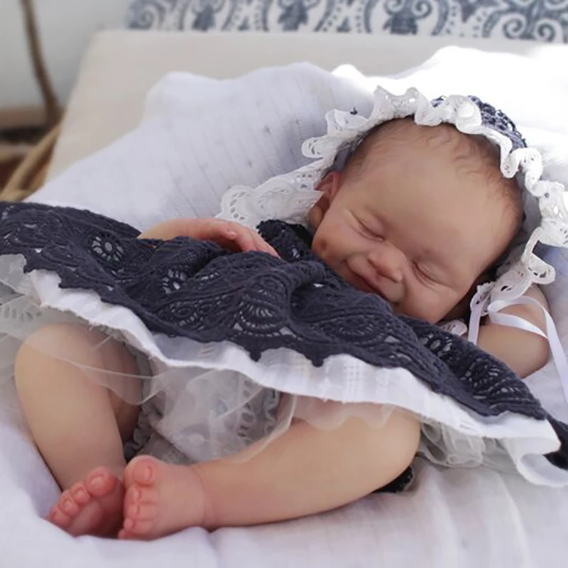 Reborn Doll Kit 19Inch Cecilia with COA Soft Fresh Color Vinyl  Unfinished Blank Doll Parts