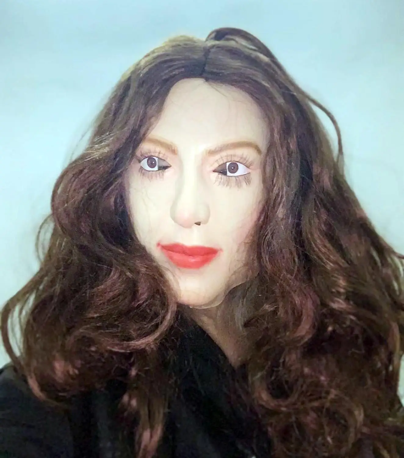 Female Latex Mask Fancy Dress Halloween Costume Crossdressing Sissy Realistic