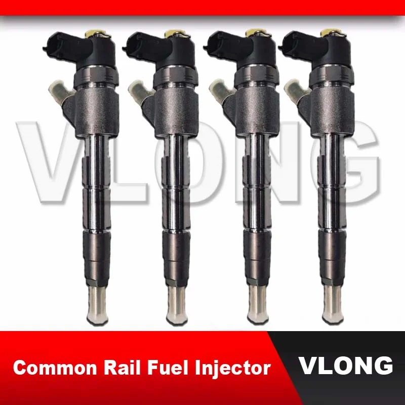 4PCS Genuine New Diesel Common Rail Inyector 0 445 110 539 For Isuzu JX493 Fuel Injector Assembly 0445110539 0445110538