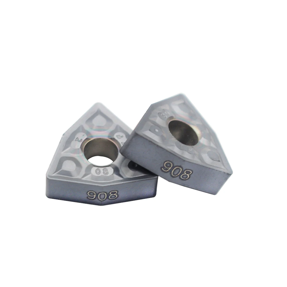 20PCS WNMG080408 TF IC908 External Turning Tools Carbide Insert Lathe Cutter Tool Tokarnyy Turning Insert