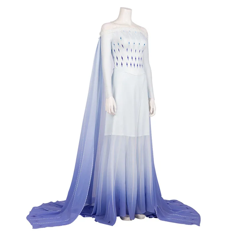 Custom Made Elsa Dress Fancy Carnival Halloween Costume Cosplay Costume Printing Dress Outfit