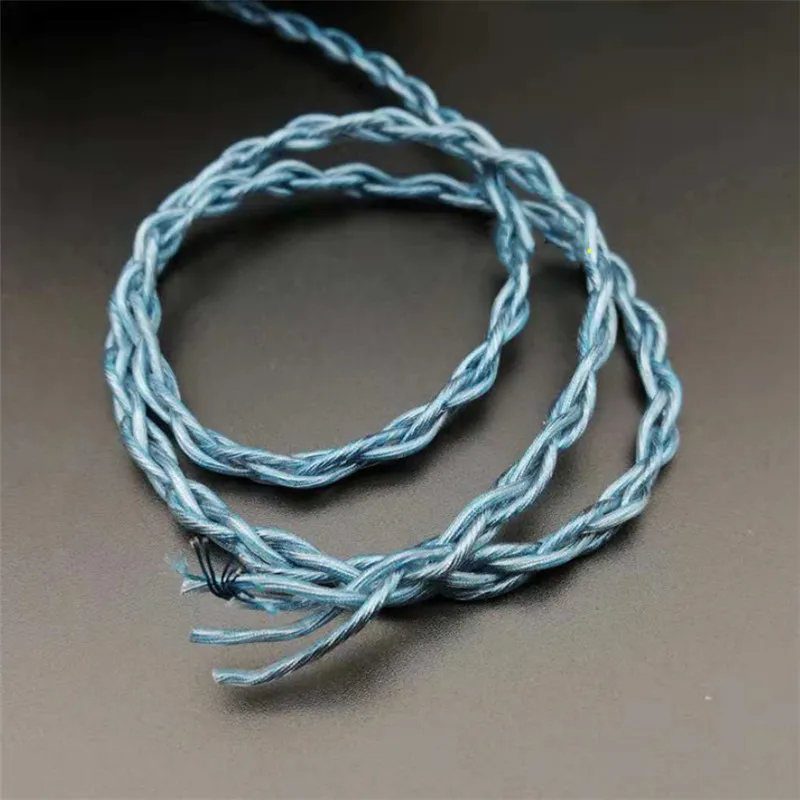 

diy earphone wire 7n single crystal copper wire silver plated 4share 252 core