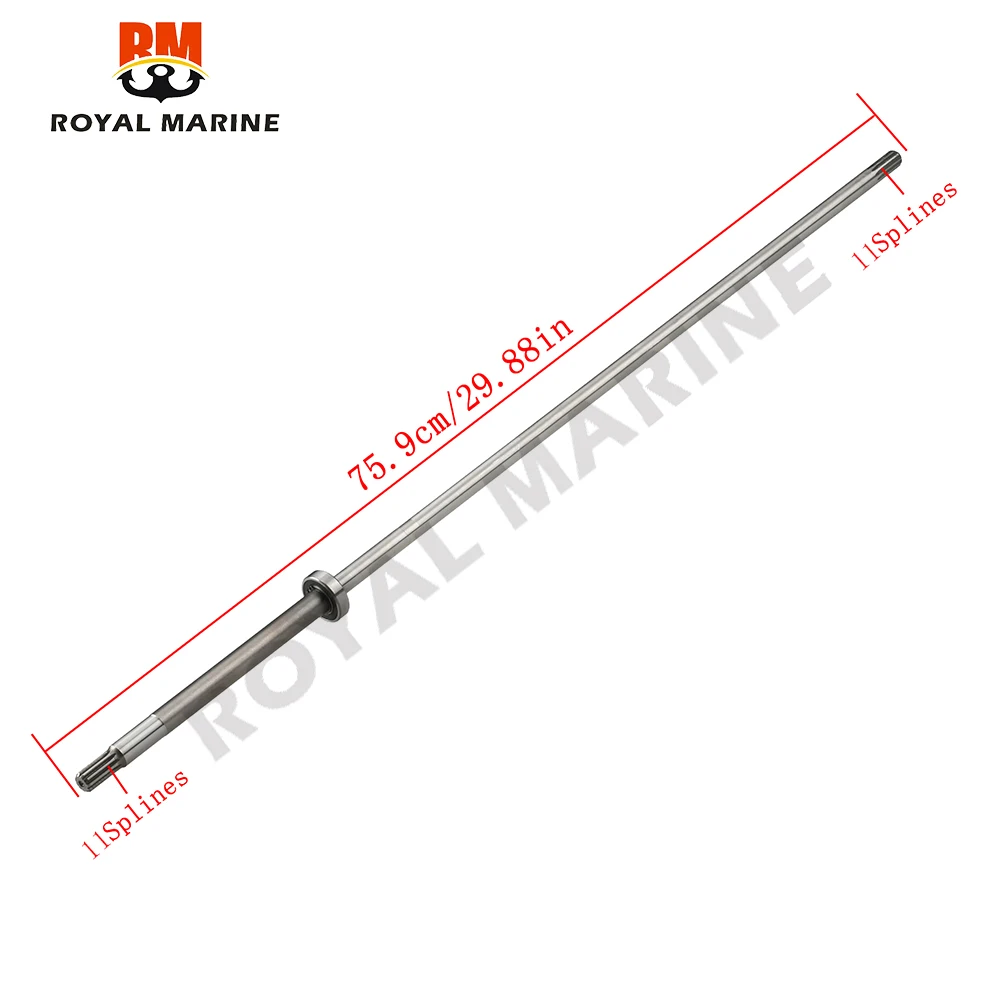 57100-93902 Driver Shaft Long For Suzuki 2 Stroke DT9.9 DT15 Outboard Motor Aftermarket Same As 57100-93901 57100-93900